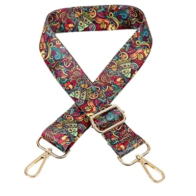 Image of Wide Shoulder Strap Adjustable Replacement, DOTBUY SHOP Bag with Metal Swivel Hooks for Unisex Purse, Handbag, Belt Crossbody, Bag, Canvas (Christmas,one Size)