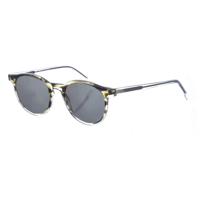 Image of Zen Unisex Z487 Pantos Shape Acetate Sunglasses Dark Grey One Size