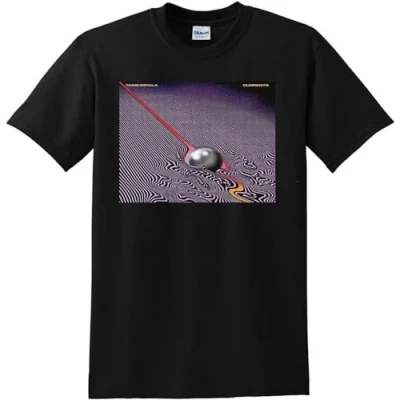 Image of TAME Impala T Shirt Currents Vinyl cd Cover tee Mens Black L