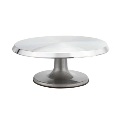 Image of Skyplanet 12 Inch Rotating Cake Turntable,Aluminium Decorating Turntable,Rotating Turntable for Cake, Cupcake Supplies