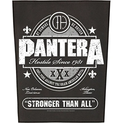 Image of PANTERA STRONGER THAN ALL Backpatch