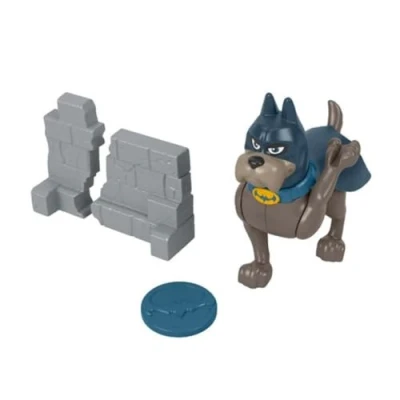 Image of DC League of Superpets Disk Launch Ace Dog Action Figure Toy with Accessories