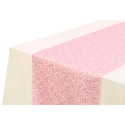 Image of Christmas Concepts® Baby Pink Sequin Table Runner 13&quot; x 60&quot; Wedding / Party Decoration