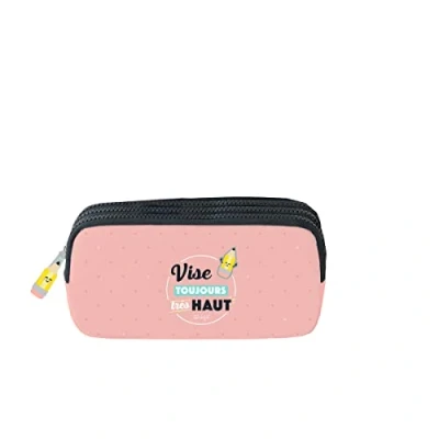 Image of Mr Wonderful WOA2212175FRZ0 Triple Pencil Case Always Very High Visibility Multi Coloured