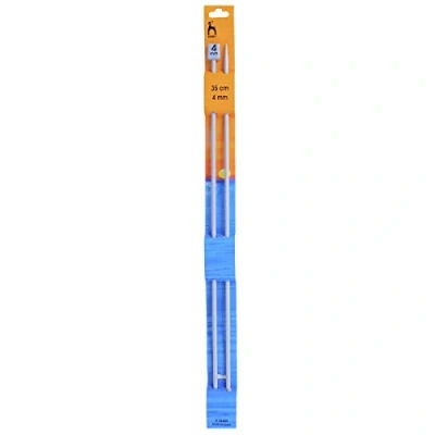 Image of Pony Metal Knitting Pins/ Needles 35cm long 4mm