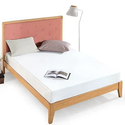 Image of Zinus Viscoelastic Mattress, Memory Foam, Green, 90 x 190 20.32 cm