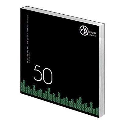 Image of AA Audio Anatomy Vinyl Outer Sleeves 12 Inch PE / 130 µ Transparent, Pack of 50