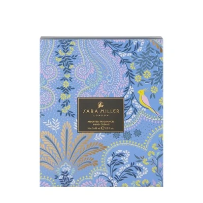 Image of Sara Miller Hand Cream Trio 30 ml, Fragranced Beauty Gift For Her, Travel Size, Cruelty Free and Vegan Friendly, Christmas Stocking Filler, Savannah Collection