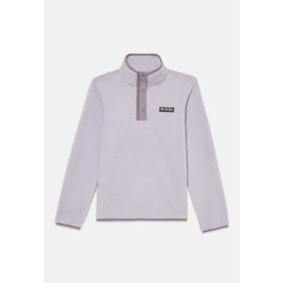 Image of Columbia Helvetia HALF SNAP Unisex Fleece jacket for kids, Size: XXS, Lavender pearl/shale purple