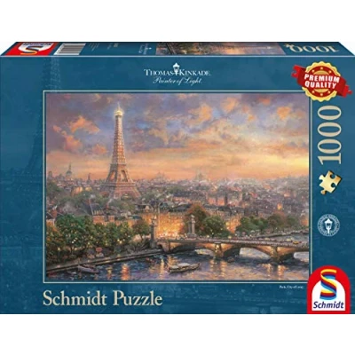 Image of Schmidt Spiele, Thomas Kinkade: Paris, City of Love (1000pc), Puzzle, Ages 12+