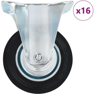 Image of vidaXL 16 pcs Fixed Casters 100 mm