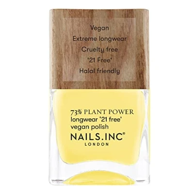 Image of Nails Inc 73% Plant Power Planet Perfect, Yellow, 14ml