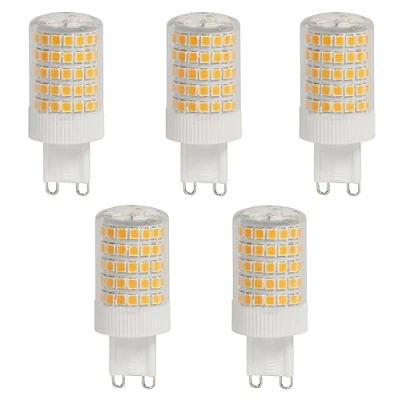 Image of Aiwerttes 12W G9 led Bulbs Light Bulbs,Not dimmable Warm White 3000K 1200LM,G9 Energy Saving Bulbs,Equivalent to 100W Halogen Bulbs,No Flicker,5 Pack