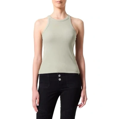 Image of VERO MODA Women&#039;s Vmchloe Short Tank Top JRS Noos, Seagrass, S
