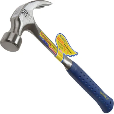 Image of Estwing Solid Steel Shaft 20oz Claw Hammer