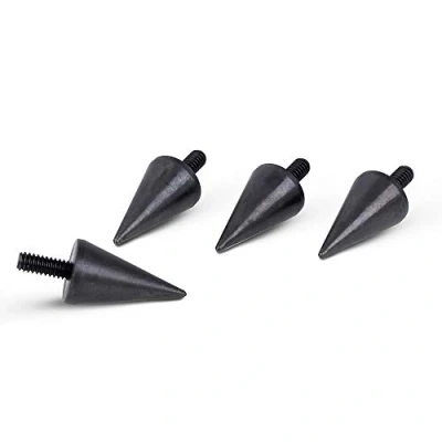 Image of PrecisionGeek BIG Black Steel Spikes M8 20mm dia Set of 4 pcs