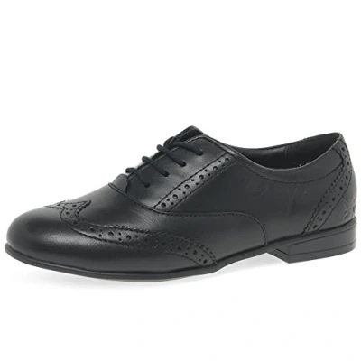 Image of start rite Angry Angels Matilda Senior Girls School Shoes 4.5 UK Black Leather