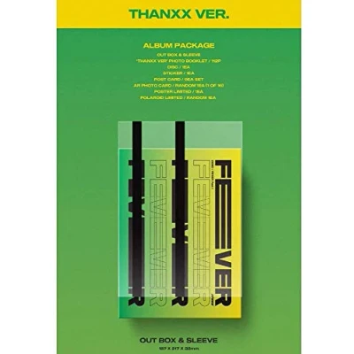 Image of ATEEZ Zero : Fever Part.1 Album+Folded Poster+Extra Photocard set (Thanxx Ver.)
