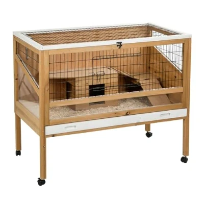 Image of Kerbl Animal Cage Indoor Deluxe, 15 x 60 92.5 cm, Small