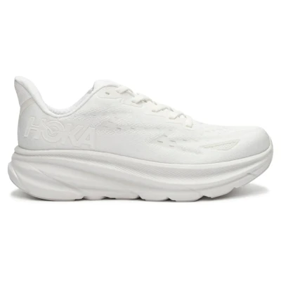 Image of HOKA Clifton 9 Neutral running shoes, Men&#039;s, Size: 11, White Textile/synthetics