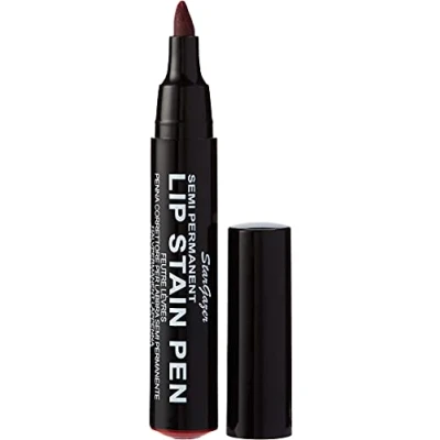 Image of Stargazer Semi Permanent Vegan Lip Stain Pen 9. Up To 12 Hour Creamy Matte Colour With Reversible Nib