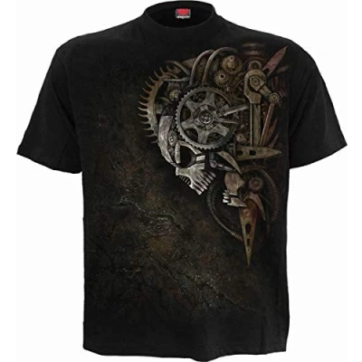 Image of Spiral Diesel Punk T Shirt Black L