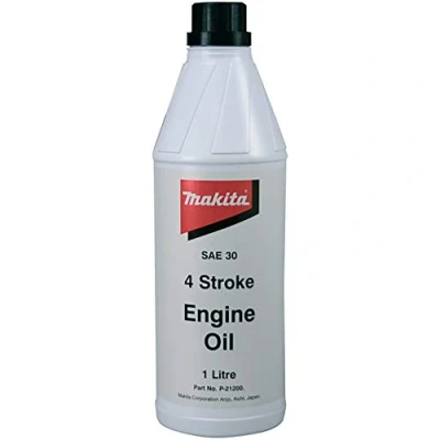 Image of Makita P 21200 4 Stroke Engine Oil SAE 30 1 LTR Red