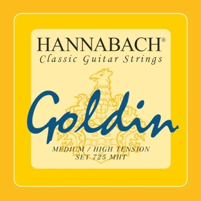 Image of Hannabach Classical Guitar Strings Series 725 Medium/High Tension Goldin/Carbon Set 725MHT