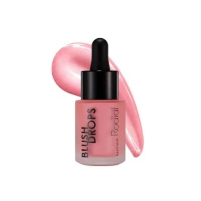 Image of Rodial Blush Drops Frosted Pink 15ml Nourishing &amp; Hydrating Liquid Blush, Dewy Skin Glow with Long Lasting Finish