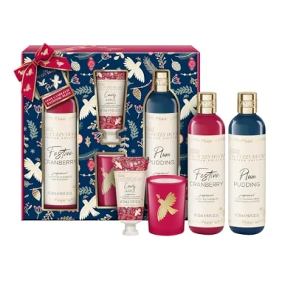 Image of Baylis &amp; Harding The Fuzzy Duck Winter Wonderland Luxury Candlelit Bathing Gift Set (Pack of 1) Vegan Friendly