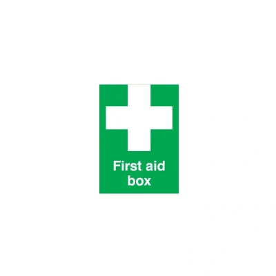Image of Sitesafe First Aid Box Vinyl Sign 148 x 210mm