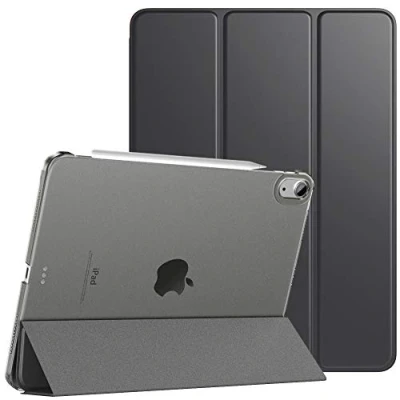 Image of TiMOVO for iPad Air 11 Inch Case M2 2024, 5th Generation 2022/iPad 4th Gen 2020 10.9 Inch, Slim Hard Translucent Back Shell Cover Fit Case, Support Auto Wake/Sleep Space Gray