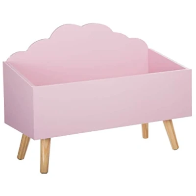 Image of ATMOSPHERA CREATEUR D&#039;INTERIEUR Toy Chest Storage Unit Cloud Shape Pink