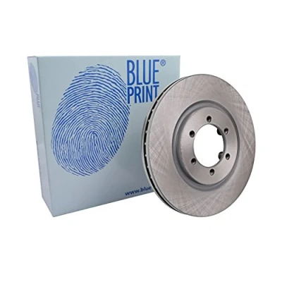 Image of 4144108030 Brake disc BLUE PRINT ADG043121 Front Axle 294mm 26mm 6 Hole 109mm internally vented Coated SSANGYONG: Rexton / 2