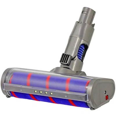 Image of SPARES2GO Soft Roller Brush Head Hard Floor Turbine Tool compatible with Dyson SV03 SV04 SV06 Vacuum Cleaner