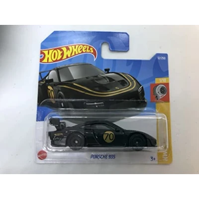 Image of 2022 Hot Wheels Porsche 935 Black 12/250 (Short Card) HCW73 (2nd Colour)