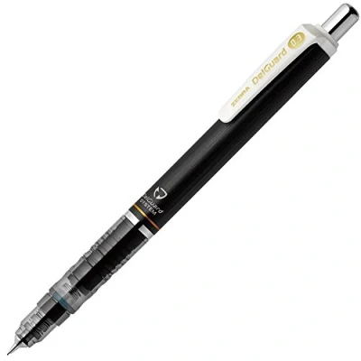 Image of Zebra Mechanical Pencil, Del Guard, 0.3mm, Black (P MAS85 BK)