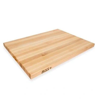 Image of John Boos R02 Maple Wood Edge Grain Reversible Cutting Board Chopping, 24 x 18 1,5 Inch