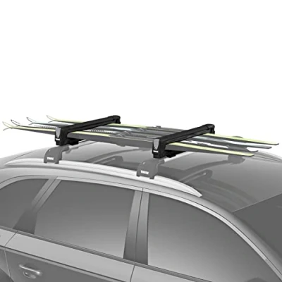 Image of Thule SnowPack Ski/Snowboard Rack, 4 Pair Black
