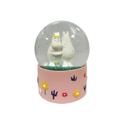 Image of Half Moon Bay Snow Globe Moomin Globes For Adults Christmas Ornaments &amp; Decor Funny Dome Moomins Gifts Her Nostalgic Xmas Retro