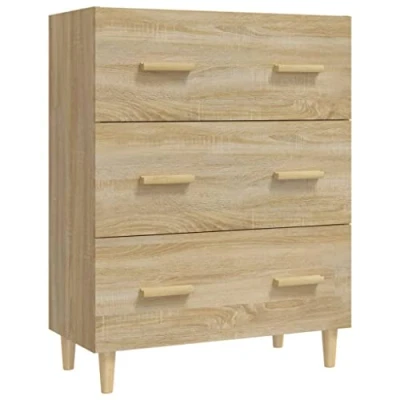 Image of Sideboard Sonoma Oak 70x34x90 cm Engineered Wood