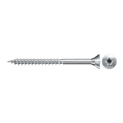 Image of fischer Chipboard Screw 6.0 x 180 Countersunk Head Blue Galvanised Partial Thread Inner Star TX