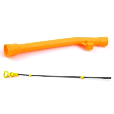 Image of ROBUST Engine Dipstick and Guide Tube for Audi A3 TT Seat Alhambra Cordoba Ibiza Mk2 Mk3 Leon Toledo Skoda Octavia Mk1 Volkswagen Bora Golf Mk4 Polo New Beetle Sharan 108 033 756 06A 103 663 B