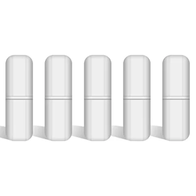 Image of stonylab Magnetic Stir Bar, 5 Pack 25 mm PTFE Coated Bar Set Stirring Bars White Mixer for Stirrers Laboratory Plate PK