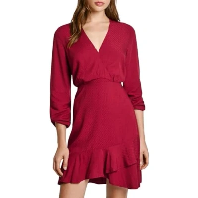 Image of Pepe Jeans Kendall Day dress, Women&#039;s, Size: Small, Burnt red