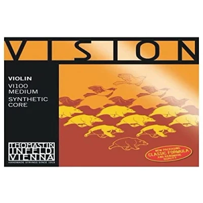 Image of Thomastik Einzelsaite für 4/4 Violine Vision E Saite Stahl mehrlagig verzinnt, stark, Kugel abnehmbar