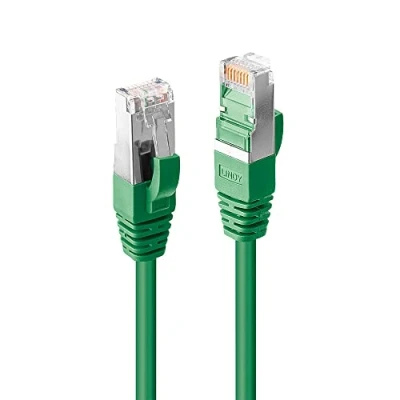 Image of LINDY 45955 7.5m Cat.6 S/FTP LSZH Network Cable Green Halogen Free