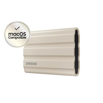 Image of Samsung T7 Shield Portable SSD 2 TB USB 3.2 Gen.2 External Beige (MU PE2T0K/EU)