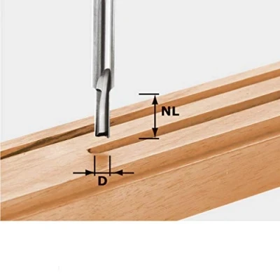 Image of Festool 490956 Strait/Mortise Bit Hw 7 x 17 mm, 490954