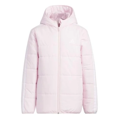 Image of adidas Unisex Kids 3 Stripes Padded Jacket Kids, Clear Pink, 6 7 Years